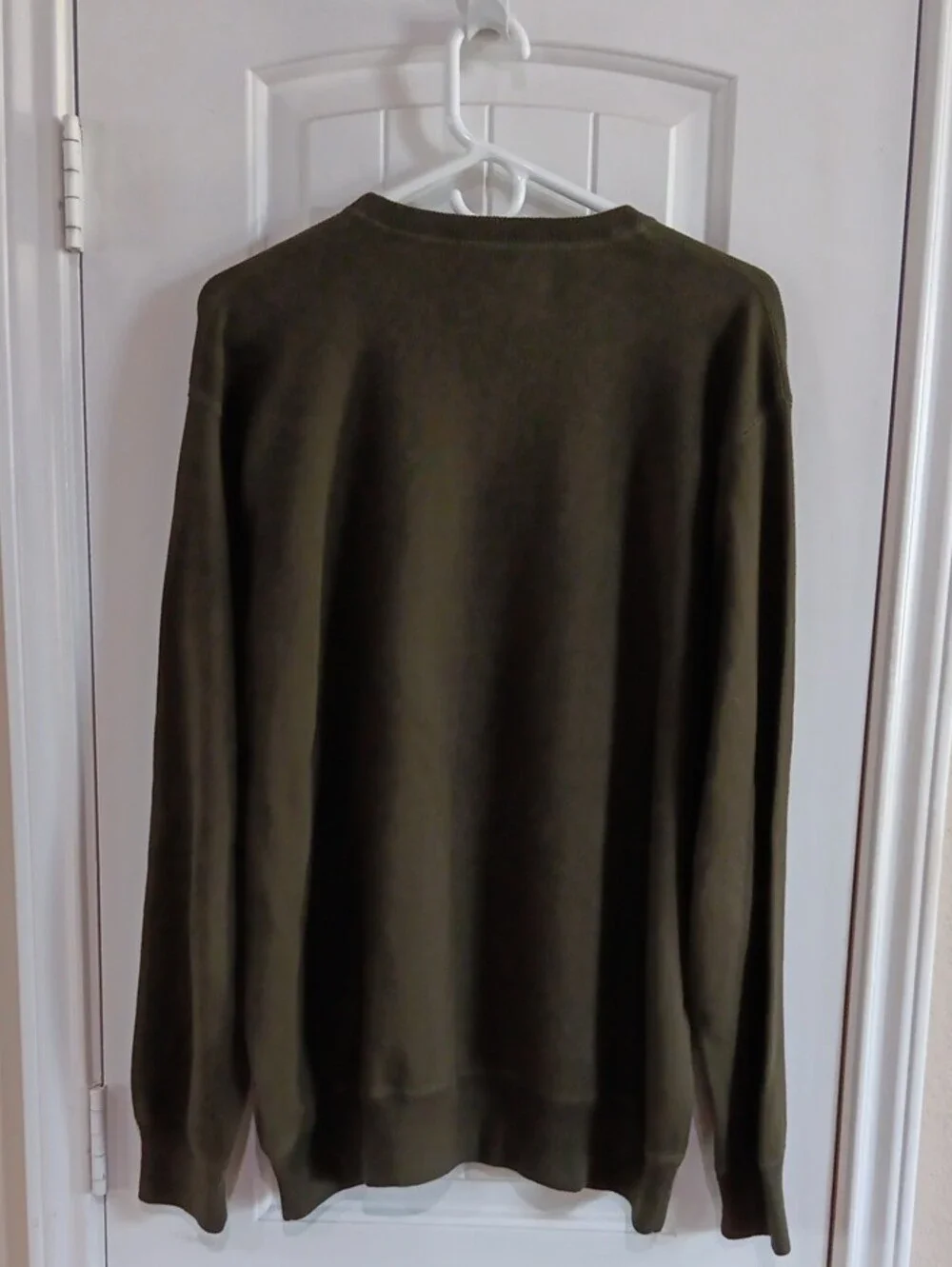 Polo Ralph Lauren 2XB Big Crewneck Sweatshirt Olive Green Red Pony Classic